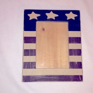 Patriotic U.S. Flag Theme Picture Frame